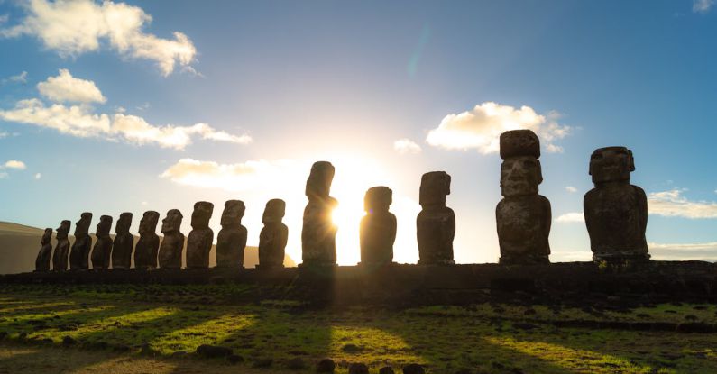 Moai Statues - Brown Statues
