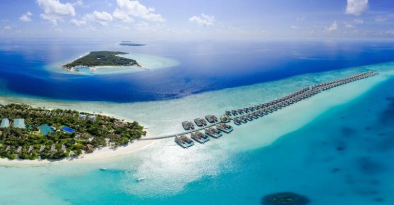Maldives Beach - Aerial Photography of Sand Bars
