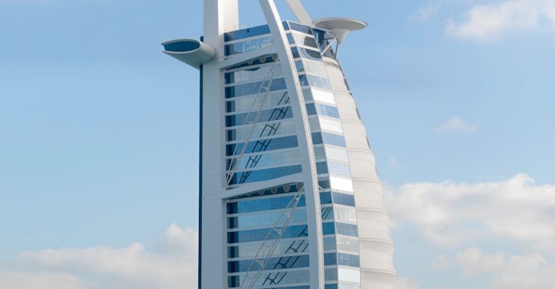 Burj Al Arab - Photo f Building In The Middle Of Ocean